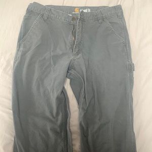 Vintage Gray Carhartt Carpenter Pants 34x32